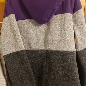 Zip Up Hoodie Jacket (purple)